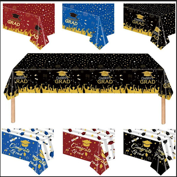 Mordely Bordsduk Cover Graduation Dekoration Party Supplies