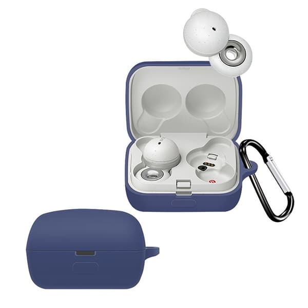 Mordely Case för Sony Link Buds WF L900 WHITE white