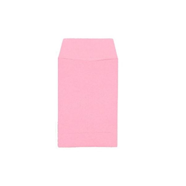 Mordely 100 st Kraftpapperspåse Kuvert ROSA Pink