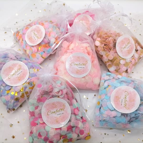 Mordely 3 påse Papper Konfetti Pop KÖRSBÄRSBLOMMAR KÖRSBÄR Cherry blossoms