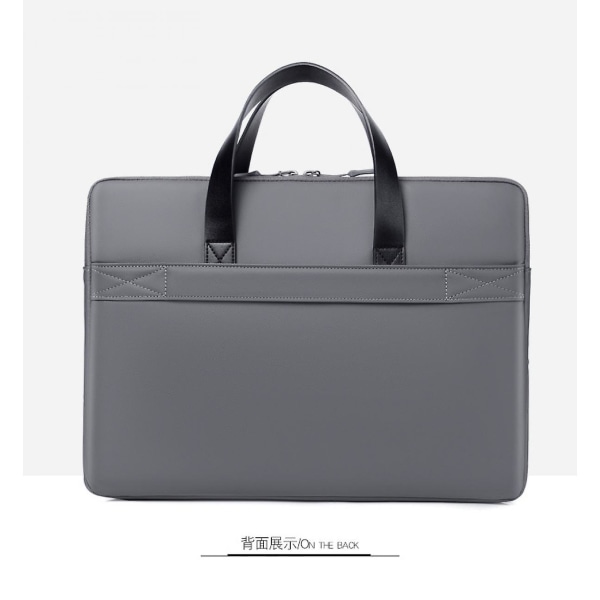 2023 Notebook 14-inch/15.6-inch Computer Package, Portable Computer Handbag, Men's General Briefcase Dark Grey