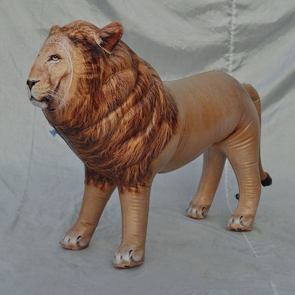 Mordely Simulering Djur Uppblåsbar ballong Modell LION LION Lion