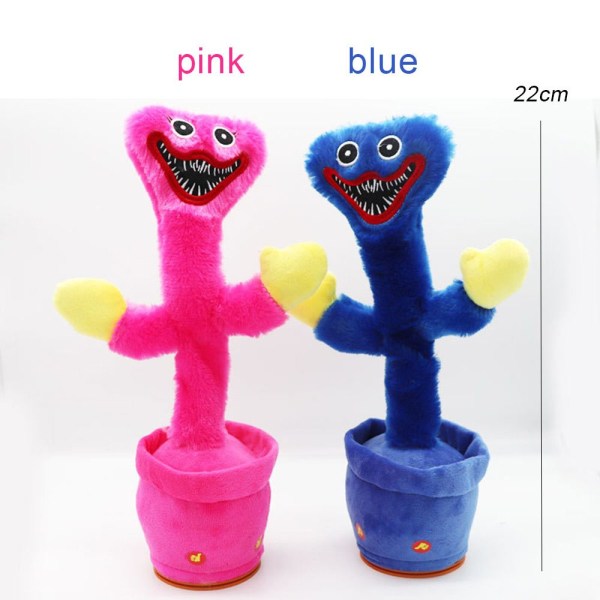 Mordely Poppy Playtime Huggy Wuggy Dansande kaktusleksak ROSA pink