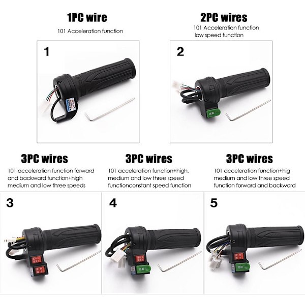 Mordely Speed Handlebar Throttle E-Bike Twist Throttle