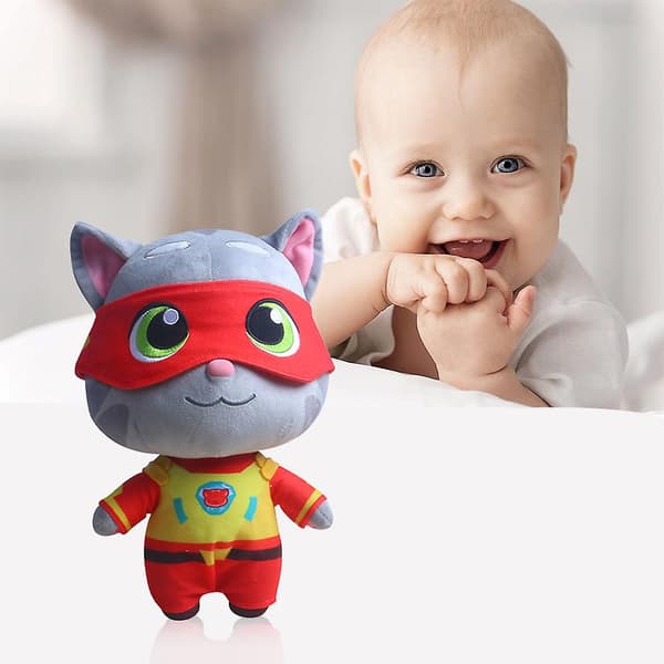 Mordely Söt Talking Tom Plysch Doll Barn Kudde Present style2