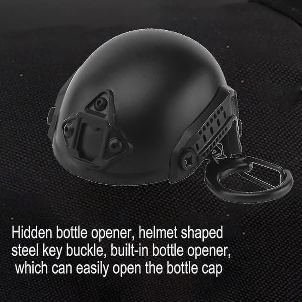 2023 Mini Helmet Model Keychain Carry Beer Bottle Opener Car