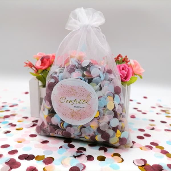 3 påse Papper Konfetti Konfetti Pop ROSE GULD ROSE GULD Rose gold