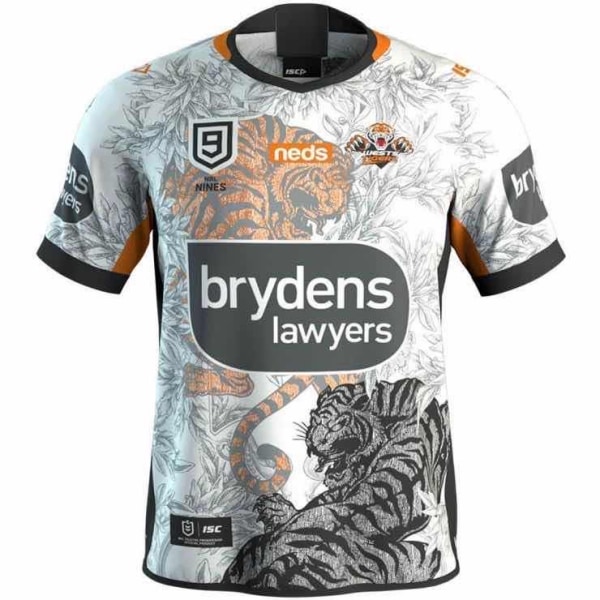 Mordely West Tigers Indigenous 2020 Nines Rugby Jersey L