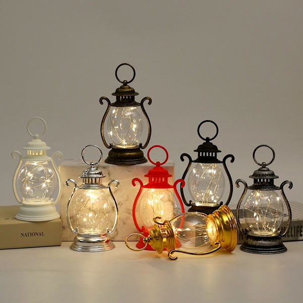 Mordely Camping Lantern Night Lights SILVER Silver