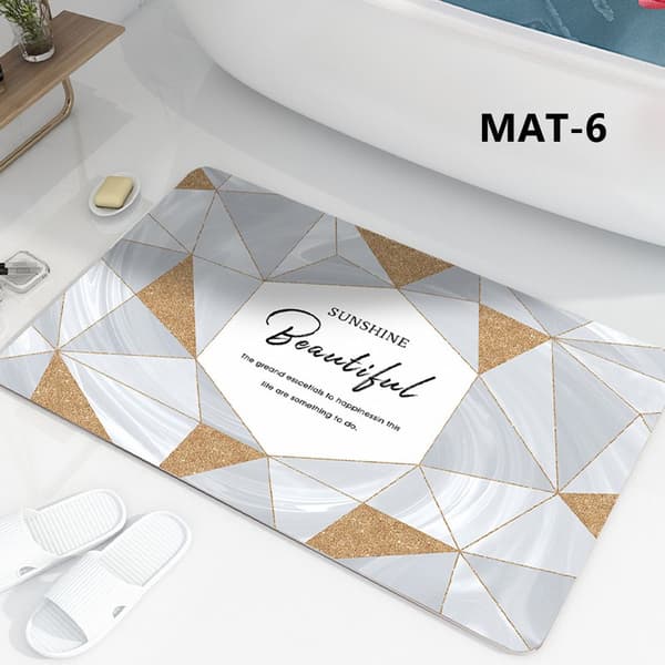 Mordely 60x40cm Badmatta Superabsorberande