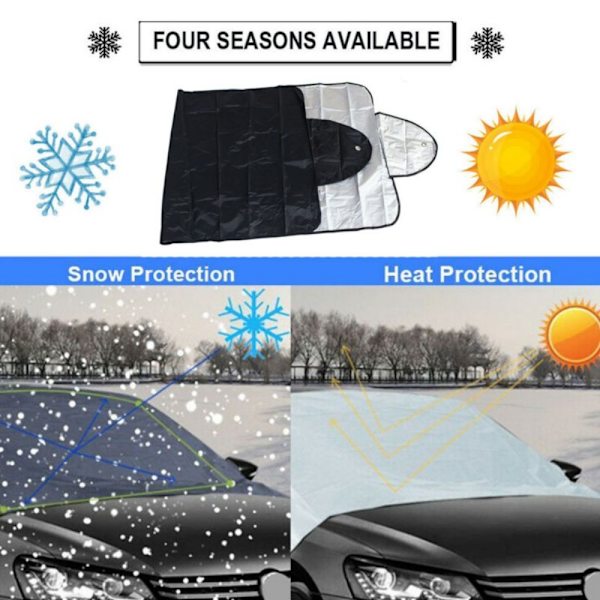 Mordely Cover Vindruteskydd Cover Antifrost 200 x 70cm