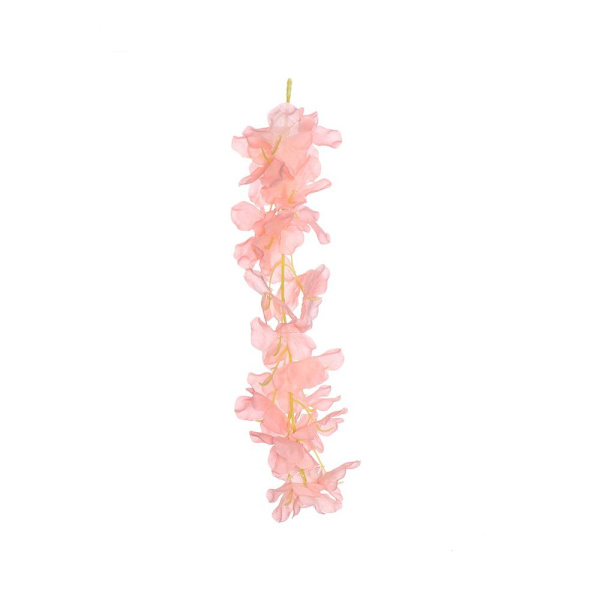 Mordely Konstgjord blomma Wisteria Vine ROSA pink