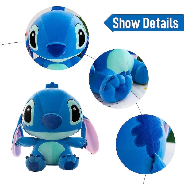 2023 Stitch Plysch Doll Toys Anime Lilo And Stitch Stich Plysch Leksaker Barn Present 45cm