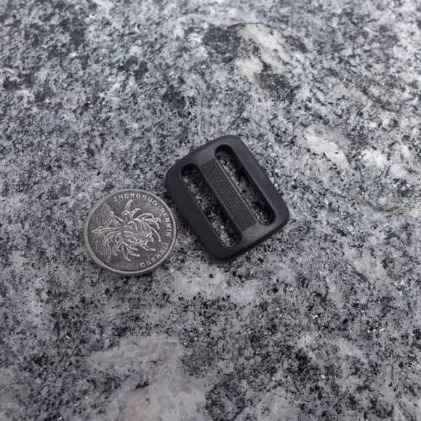 2st Tri Glide Slider Ladder Lock Spännen GRÅ 5,0MM Grey 5.0mm