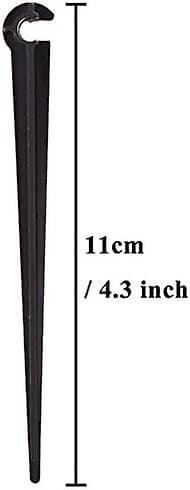 Irrigation Hose Support Stakes Support Tube Stake Plastic Drip Irrigation Gardening Tool,pack Of 100