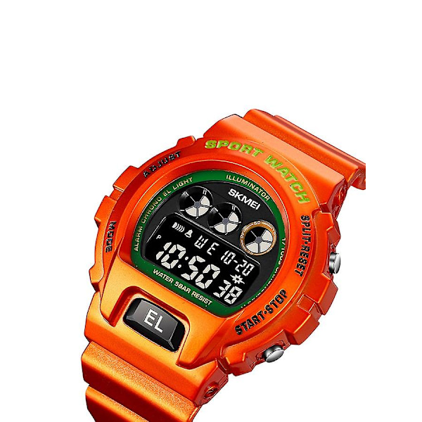 Mordely Men's Fashion Outdoor Sports Multifunction Alarm 5bar Waterproof Digital Watch 1813