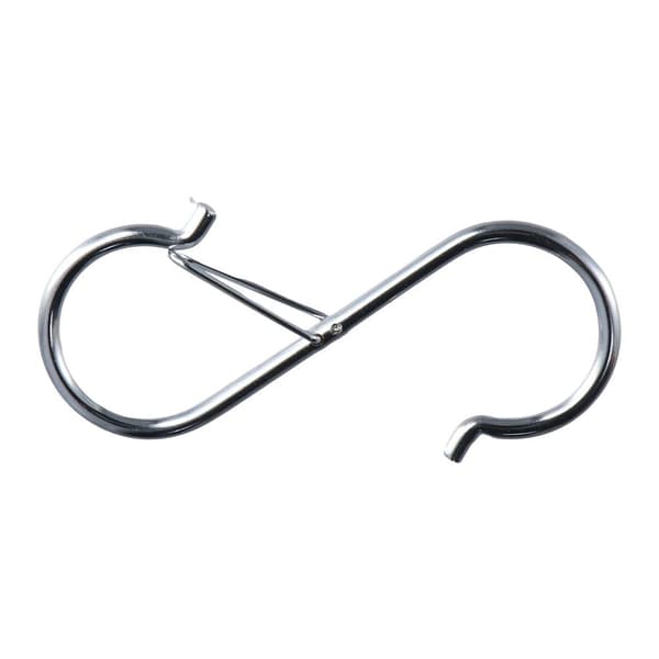 12st S Krokar S Formade Krokar Metalliska S Krokar Silver