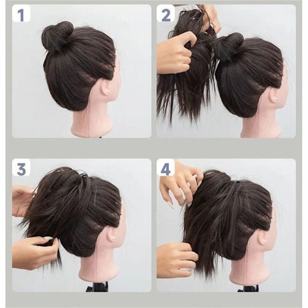 Mordely Hårbulle Syntetisk Chignon 2