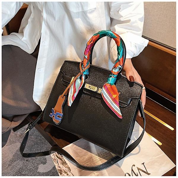 Women Handbags With Multiple Interior Pockets And Pretty Colour Combination A916-97 Black