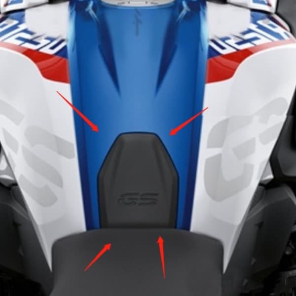 Mordely Motorcykel Bränsletank Pad Skyddsdekaler BLÅ blue