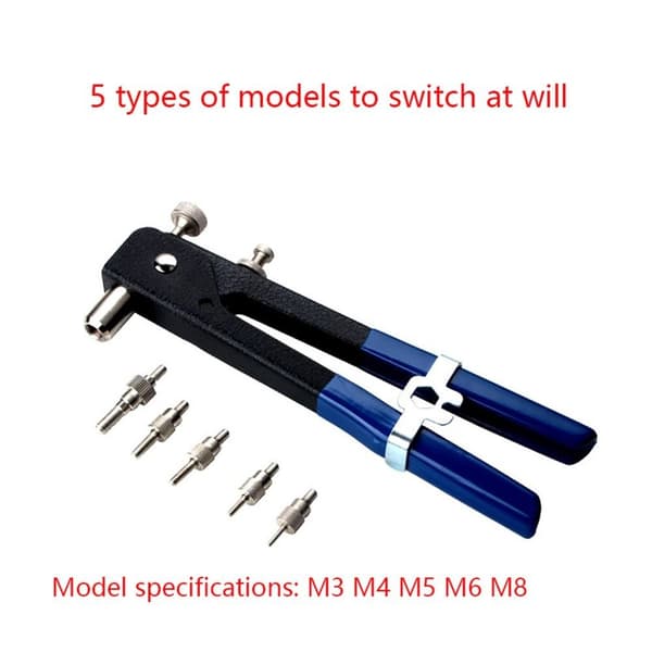 Mordely 86st Nitpistol gängad nit 86st 86Pcs