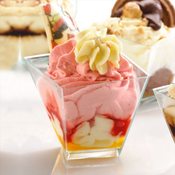 Mordely 60ml 10/30/50st Dessertkopp Engångsmuggar Mousse 10Pcs