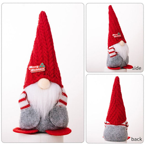 Jultomtedocka Rudolf Dvärgdocka RÖD Red