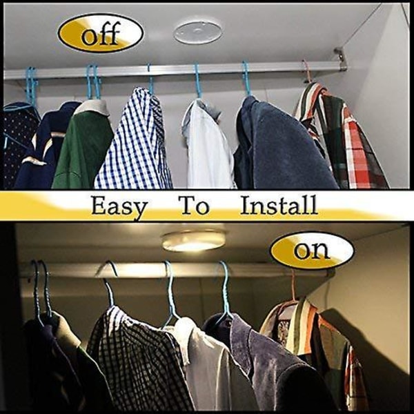 2023 Wireless Motion Sensor Led Lamp For Bedroom Corridor (white Light)6pcs