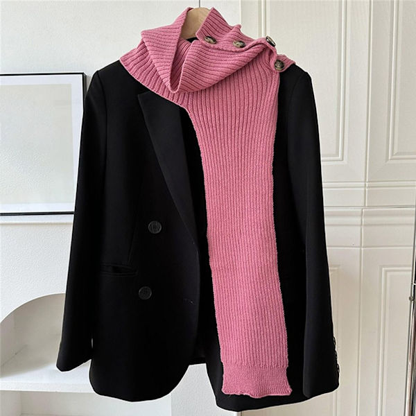 Sjal Fake Collar KAFFE coffee