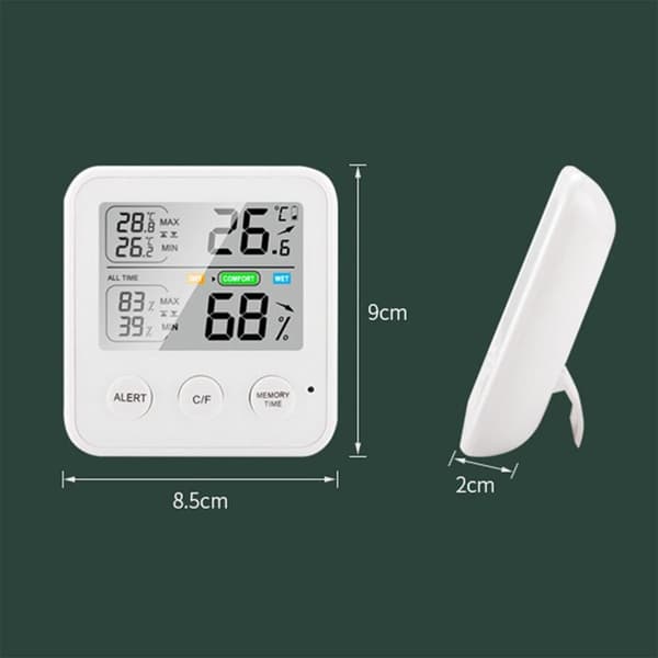 Mordely Digital termo-hygrometer Elektronisk termometer hygrometer White