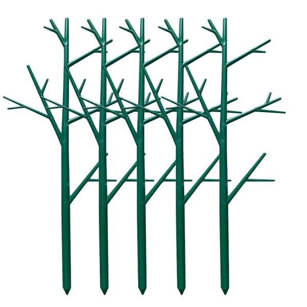 Mordely 5 st Plast Växtstöd Högstativ Växtklätterställning 5Pcs