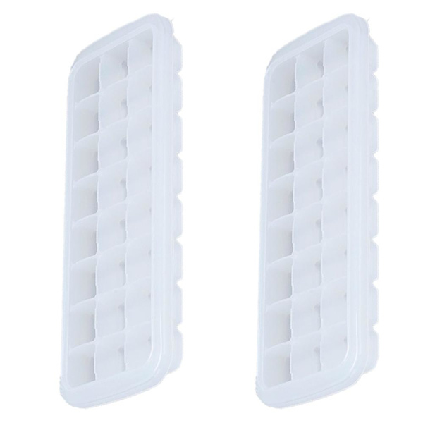 Ice Cube Trays, Ice Cube Molds With Lid,ice Trays Stackable
