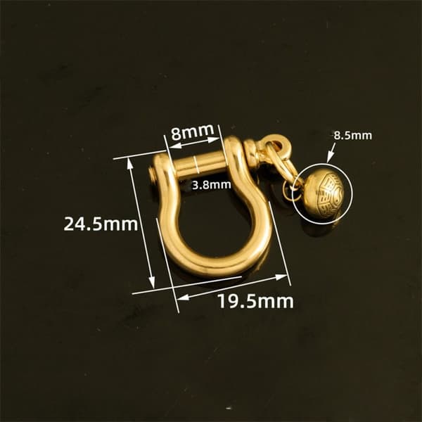 Karbinhake D Bow Staples 6MMSTYLE 1 STIL 1 6mm 6mmStyle 1