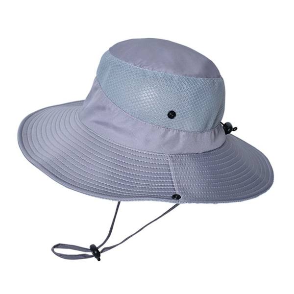 Mordely Sommarsolhatt Bucket Hats LJUSGRÅ light grey