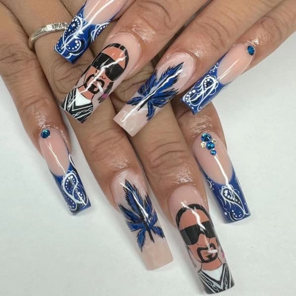 Mordely Ballerina Press On Nails False Nail Tips 9