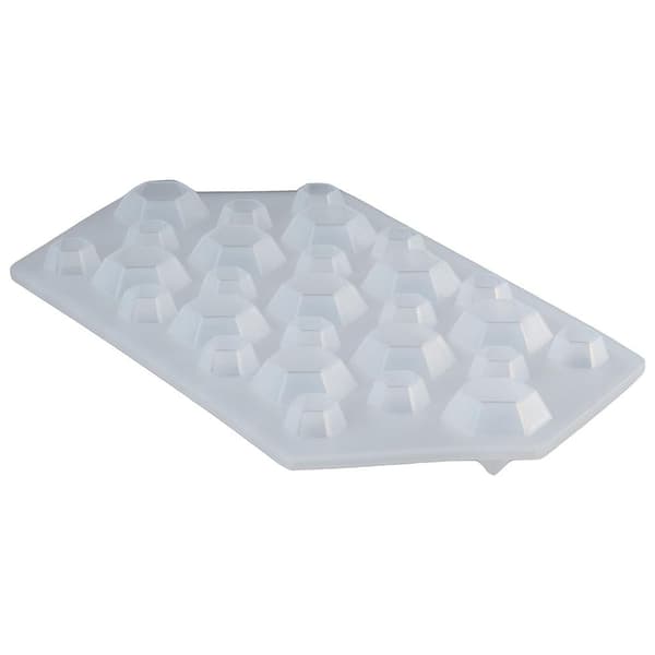 Mordely 2st 3D Gem molds för hartshantverk