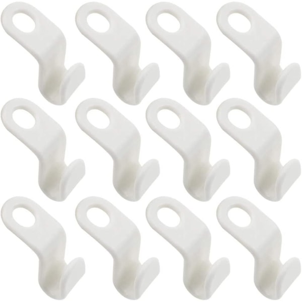 Mordely 30 Pieces Plastic Hanger Hooks Space Saving Closet Hanger Connecting Hook