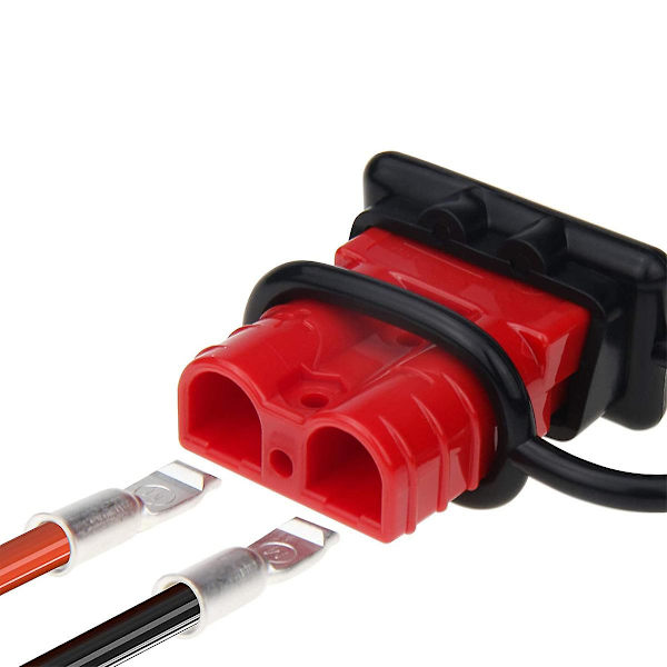 600v 50a Batteri Trailer Quick Charge Plug2set-röd