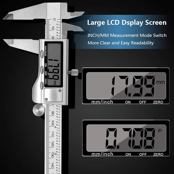 Digital Vernier Bromsok/Precisionsjustering Elektronisk Vernier