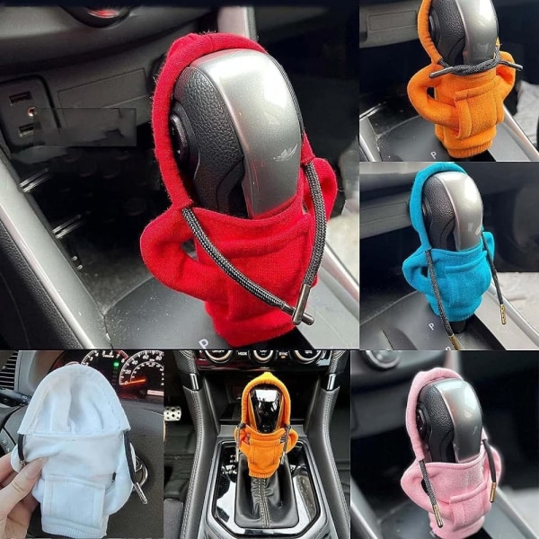 Mordely Gear Shift Knop Hoodie Sweatshirt VIT white