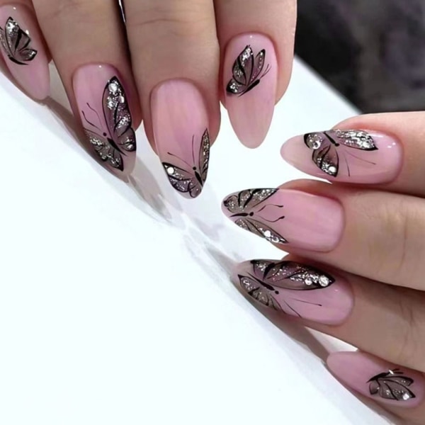 Mordely Falska naglar Fake Nials Z744