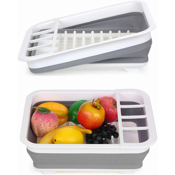 Foldable Dish Drainer Portable Dish Drainer Tableware Organizer Kitchen Caravan Camper Storage