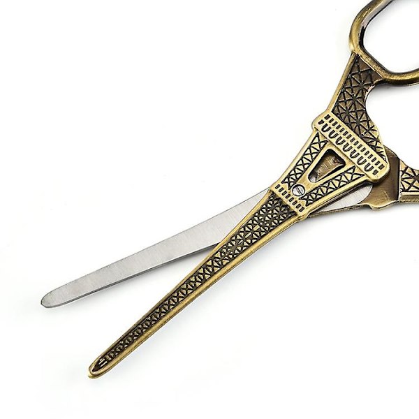 Stainless Steel Eiffel Tower Scissors Handmade Thread Tea Bag Scissors (red Bronze)