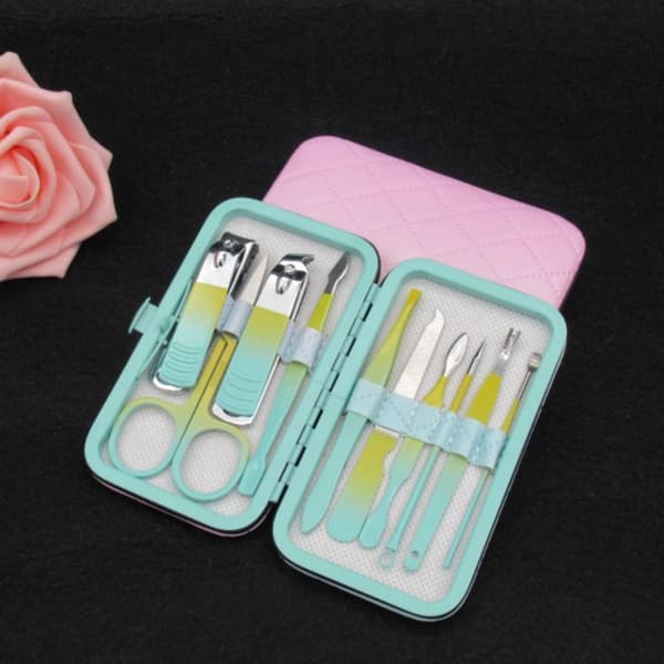 7-18st Nagelklippare Pedikyrset 7ST 7ST 7Pcs