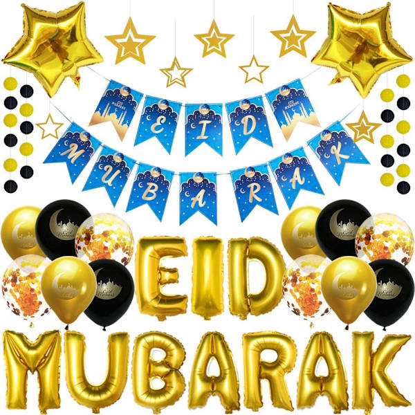 Mordely Eid Mubarak Banner Eid Flag Pulling 04