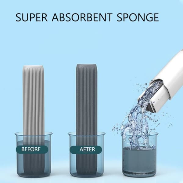 Mordely Mini Bärbar Mopp Handfri Squeeze Mop