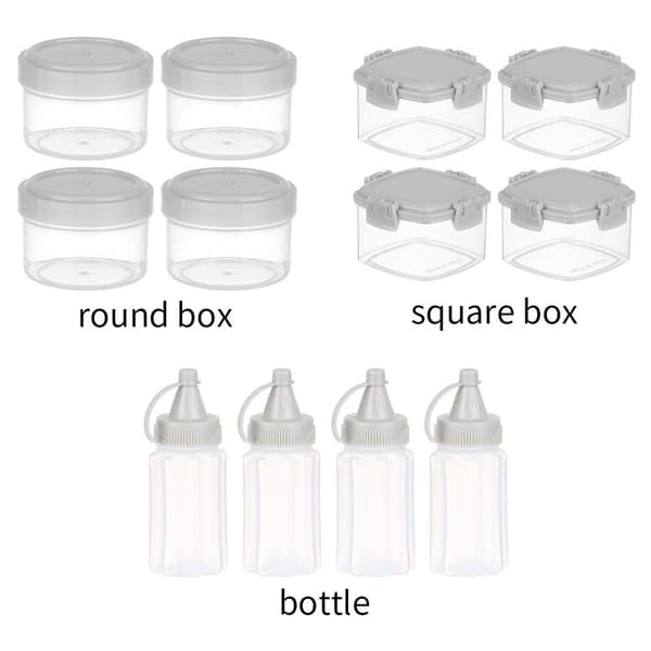 4 STK/ Set Mini Kryddor Burk Presssås Flaska FLASKA FLASKA bottle