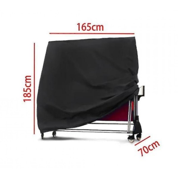 2023 Outdoor Waterproof And Dustproof Table Tennis Table Cover 165x70x185cm