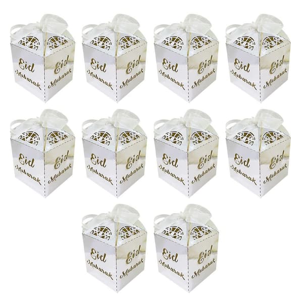 Mordely 10 st Eid Mubarak House Candy Box
