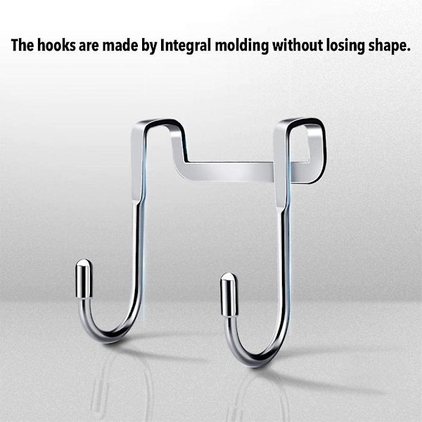 Mordely Solid S Shaped Hook 4pcs/pack 304 Stainless Steel S Shaped Hooks Heavy Duty S Hooks Rack Hooks Hanger Hooks